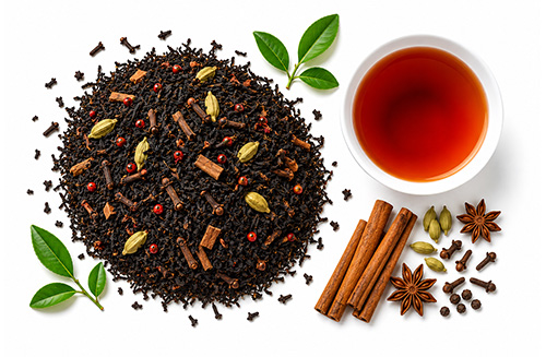 Korzenne czarne herbaty z przyprawami Leo Tea